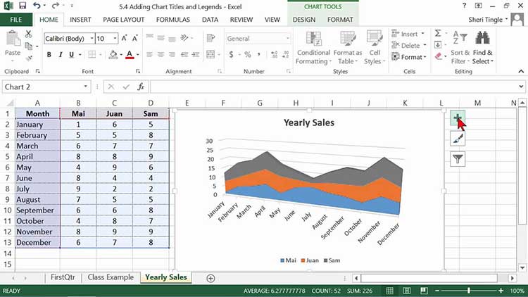 make axis titles in excel for mac
